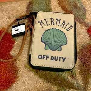 NWT  Mona B Mermaid off duty wristlet